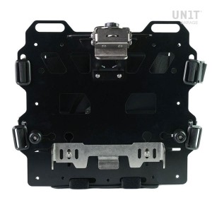 Placa de aluminio con enganche rápido frontal en hypalon y cerradura