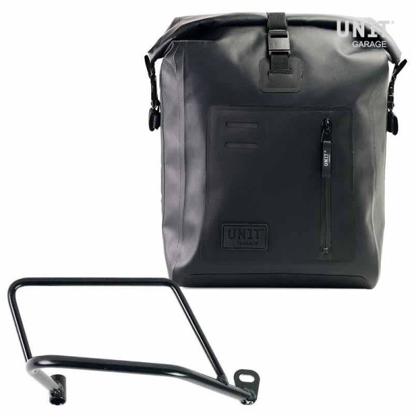 Bolso lateral khali de tpu + kawasaki z650rs - z900rs marco derecho