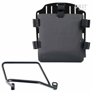 Portabolsa de aluminio con frontal ajustable de hypalon y enganche rápido + kawasaki z650rs - z900rs marco derecho