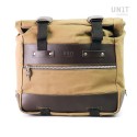 Par de maletas laterales cult en canvas 40l - 50l + par de placas de aluminio + marco de bolsa de aluminio moto guzzi v85tt negr