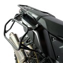 Par de maletas laterales cult en canvas 40l - 50l + par de placas de aluminio + bastidores de alforjas de aluminio atlas yamaha 