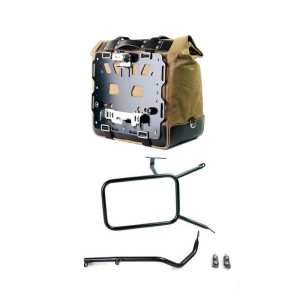 Bolsa lateral cult en lona 40l - 50l + placa aluminio + marco derecho ninet para bolsa de aluminio atlas