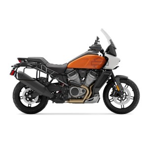 Pareja de alforjas cult en serraje 40l - 50l + placa aluminio + portaequipajes de aluminio atlas hd pan america