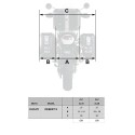 Pareja de alforjas cult en serraje 40l - 50l + placa aluminio + cuadros ducati desertx para bolsas de aluminio atlas