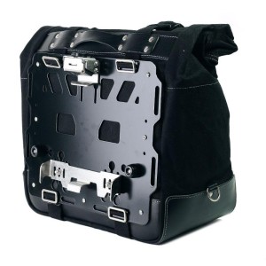Bolsa lateral cult en lona 40l - 50l + placa aluminio