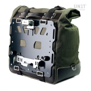 Bolsa lateral cult en lona 40l - 50l + placa aluminio