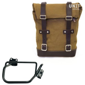 Bolsa lateral de lona 10l-14l + bastidor derecho bmw hp2