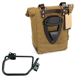Bolsa lateral de lona 10l-14l + bastidor derecho bmw hp2
