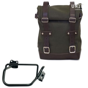 Bolsa lateral de lona 10l-14l + bastidor derecho bmw hp2
