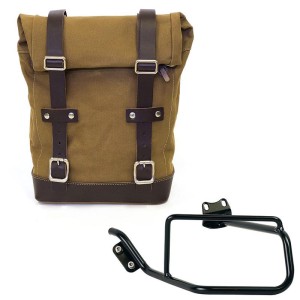 Bolsa lateral de lona 10l-14l + marco bmw hp2 izquierda