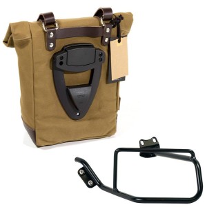 Bolsa lateral de lona 10l-14l + marco bmw hp2 izquierda