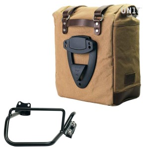 Bolsa lateral scram en lona 22l-30l + marco derecho bmw hp2