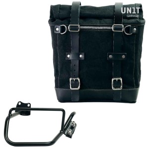 Bolsa lateral scram en lona 22l-30l + marco derecho bmw hp2