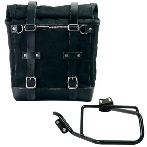 Bolsa lateral scram en lona 22l-30l + bastidor izquierdo bmw hp2