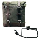 Bolsa lateral scram en lona 22l-30l + bastidor izquierdo bmw hp2