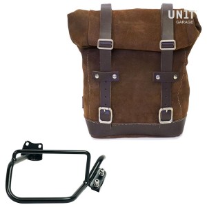 Bolsa lateral en serraje 10l-14l + bastidor derecho bmw hp2