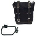 Bolsa lateral en serraje 10l-14l + bastidor derecho bmw hp2