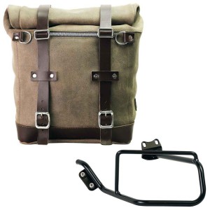 Bolsa lateral scram en serraje 22l-30l + bastidor izquierdo bmw hp2