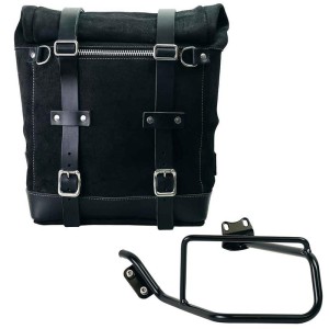 Bolsa lateral scram en serraje 22l-30l + bastidor izquierdo bmw hp2