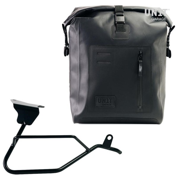 Bolsa lateral khali tpu + cuadro moto guzzi v100 mandello dx