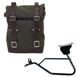 Bolsa de lona 10l-14l + moto guzzi v100 mandello marco izquierdo