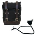 Bolsa de lona 10l-14l + moto guzzi v100 mandello marco izquierdo