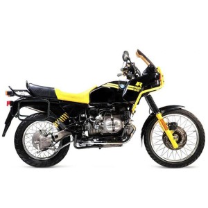 Par de maletas laterales cult en serraje 40l - 50l + placa de aluminio + marcos r80-r100gs