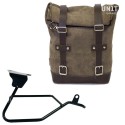 Bolsa de cuero 10l-14l + moto guzzi v100 mandello marco derecho