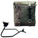 Alforja scram en lona 22l-30l + moto guzzi v100 mandello marco derecho