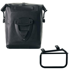 Bolso lateral khali de tpu + marco izquierdo ducati scrambler (2023 en adelante)