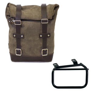 Bolsa de cuero 10l-14l + marco izquierdo ducati scrambler (2023 en adelante)