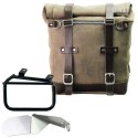 Bolso lateral scram en serraje 22l-30l + chasis derecho ducati scrambler (2023 en adelante)