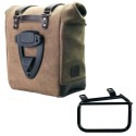 Bolso lateral scram en serraje 22l-30l + marco izquierdo ducati scrambler (2023 en adelante)