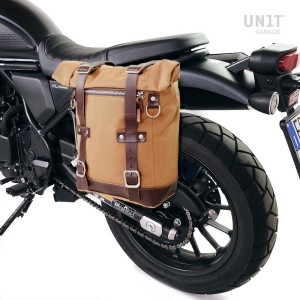 Bolsa de lona 10l-14l + honda cl marco izquierdo