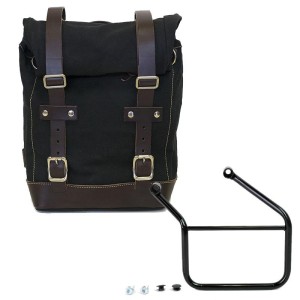 Bolsa de lona 10l-14l + honda cl marco izquierdo