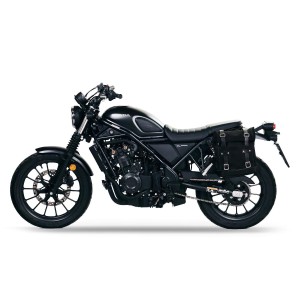 Bolsa de cuero 10l-14l + honda cl marco izquierdo