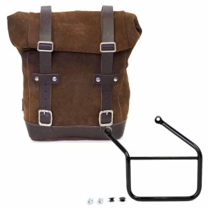 Bolsa de cuero 10l-14l + honda cl marco izquierdo
