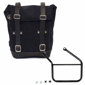 Bolsa de cuero 10l-14l + honda cl marco izquierdo
