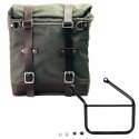 Alforja scram en lona 22l-30l + honda cl marco izquierdo