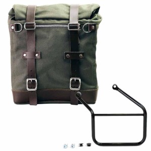 Alforja scram en lona 22l-30l + honda cl marco izquierdo