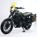 Alforja scram en lona 22l-30l + honda cl marco izquierdo