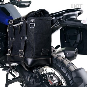 Bolso lateral scram en serraje 22l-30l + bmw r1300gs marco izquierdo
