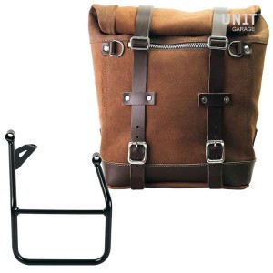 Bolso lateral scram en serraje 22l-30l + bmw r1300gs marco derecho