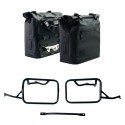 Dos bolsas laterales khali en tpu 35l - 45l + par de placas de aluminio + marcos para bolsas de aluminio bmw r12 ninet