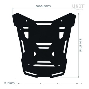Placa topcase atlas para portaequipajes código 1215, kit bmw r120gs