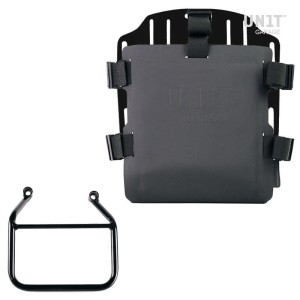 Portabolsas de aluminio con frontal hypalon ajustable y enganche rápido + chasis triumph speed 400 dx (sólo compatible con nuest