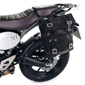 Bolsa lateral de lona 10l-14l + cuadro triumph speed 400 sx