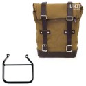 Bolsa lateral de lona 10l-14l + cuadro triumph speed 400 dx (solo compatible con nuestro escape bajo código: 4206low)