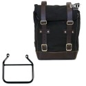 Bolsa lateral de lona 10l-14l + cuadro triumph speed 400 dx (solo compatible con nuestro escape bajo código: 4206low)