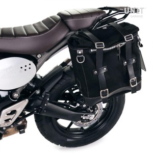 Bolsa lateral scram en canvas 22l-30l + cuadro triumph speed 400 sx